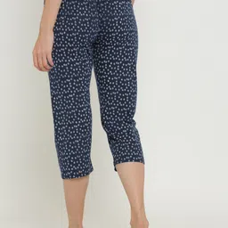 ddaspration Women Dark Blue Capri image 2