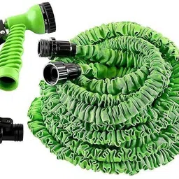 shopiemate Magic Expandable Hose Pipe with Multi-Function Spray Nozzle 15m/50ft Vacuum Cleaner Hose Pipe image 3