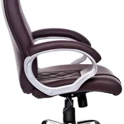 palarial Executive Leatherette Office Chair with High Back Support and Padded Armrests Leatherette Office Executive Chair image 5