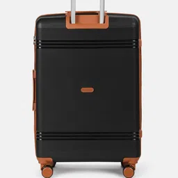 navrangi fashion Small Check-in Suitcase (20 inch) 4 Wheels - Priority 20 Inch Lightweight ABS Hard Shell Cabin Size Travel Trolley Bag - Black image 2