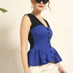 tandul Colorblock Women Waistcoat image 5