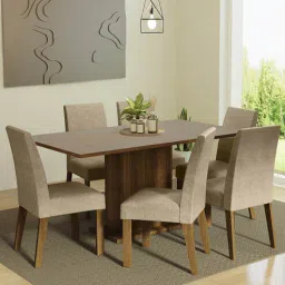 madesa Renata 6 Seater Dining Set in Wood Finish-picture-26
