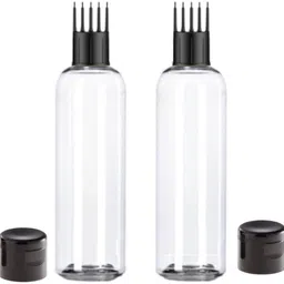 jsbm group Hair Root Applicator Bottle with Comb Cap for Applying Hair Oil, Shampoo-picture-11