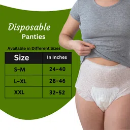 caredone Pack of 7 Women Disposable White Panty image 5