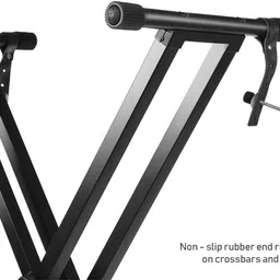 juarez JAK200 Universal X-Type Keyboard Stand Double-Braced with Locking Straps Keyboard Stand image 4