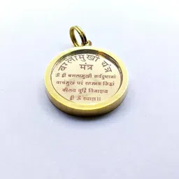 raviour lifestyle Baglamukhi Yantra ashtdhatu Pendant energized Brass Pendant-picture-34