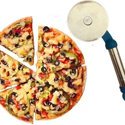 kamview Kitchen Combo of measuring spoon set with stainless steel pizza cutter Kitchen Tool Set image 4