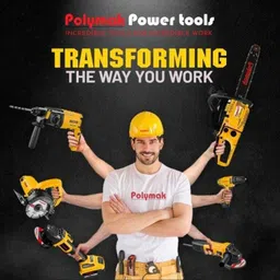 polymak PM38MDAC Metal Drilling Machine, 650 rpm load speed, powerful motor 1620 watt Magnetic Drill image 3