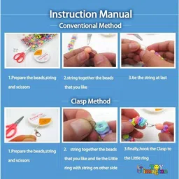 jiyango Bracelet making kit Beads for Kids Children's Jewelry Making DIY Bracelet Set image 3