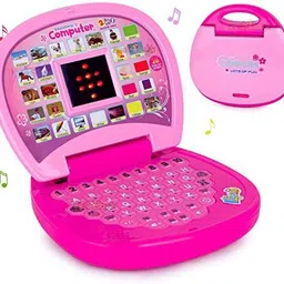 anushka toys Game Laptop for Kids with Learning Educational Laptop Fun and Learn Activity image 1