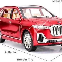 akvanar 1:32 BMW X7 SUV Alloy Die cast Vehicles Metal Car Pull Back Toy light sound pc1 image 2