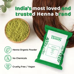habibs HENNA WITH MEDICINAL HERBS POWDER (Mehendi) Pack of 3 Pcs. image 3