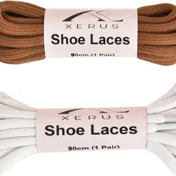 XERUS Shoe Lace Round Brown White For Boot Sport Hiking Shoes Shoe Lace-picture-37