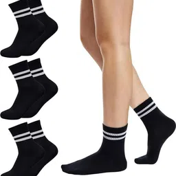ketkar Women Striped Mid-Calf/Crew-picture-14