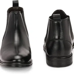 bellion Men's Leather Boots | Soft Cushioned Comfort and Style Boots For Men image 5