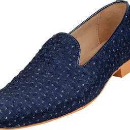 Tanny Shoes Men's Fabric Material Tassel Slip On Jutti Loafers For Men-picture-43