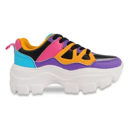 Hamster London Marcella Party Retro Multi-Color Sneakers image 3