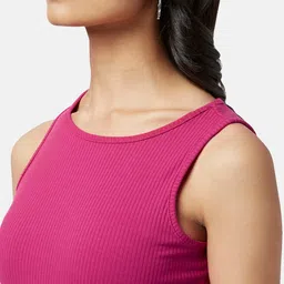 People Round Neck Styled Back Top image 2