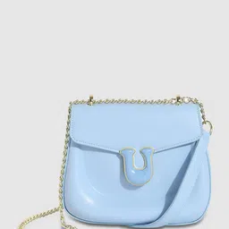 HAUTE SAUCE by Campus Sutra Structured Sling Bag with Buckle Detail image 5