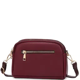 Diva Dale PU Structured Sling Bag with Applique image 3