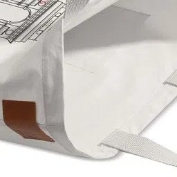 DailyObjects Delhi City Printed Shopper Cotton Tote Bag image 3