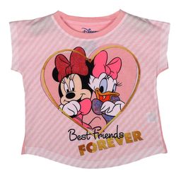 Disney by Wear Your Mind Girls Pink Minnie Printed T-shirt-picture-30