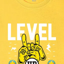 NUSYL Boys Typography Print Round Neck T-shirt image 2