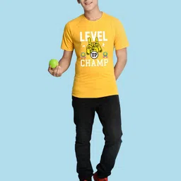 NUSYL Boys Typography Printed Round Neck T-shirt image 4