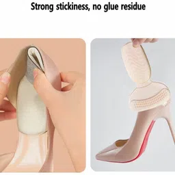 digital shoppy 2 piece Shoes Adjustable Antiwear Feet Inserts Insoles Heel Protector Sticker PU Foam Heel Accessories Regular Shoe Insole image 5
