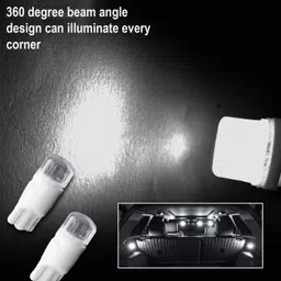 autopowerz T10 Ceramic Clear Lens Bulb Light for Cars and Bikes Parking Light Car, Motorbike, Van LED (12 V, 5 W) image 4
