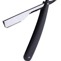 Glamezone Professional Barber's Design Plastic Handle Razor Blade Holder Stainless Steel image 1