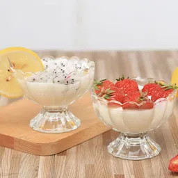 harionix Glass Dessert Bowl Ice Cream Bowl 6 set image 3