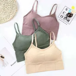 Pack of 3 Women Full Coverage Lightly Padded Bra-image-0