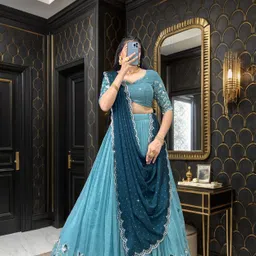 viraasat Embroidered Semi Stitched Lehenga Choli-picture-19