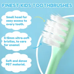 supvox Child Toothbrush Set of 8 Ultra Soft Bristles for Ages 3 to 8 with Case Ultra Soft Toothbrush image 4