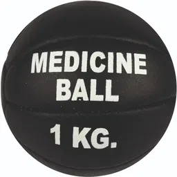 maizo Split Leather Medicine Ball for Workout/ Heavyduty - 1kg Medicine Ball-picture-26