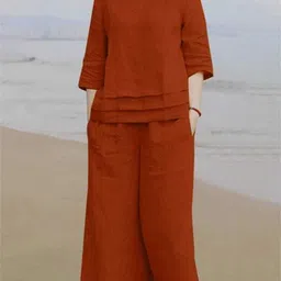 ramyka Top Palazzos Co-ords Set-picture-16