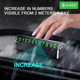 siago Car Dashboard Number Display - Mobile Number Display for Car Combo image 5