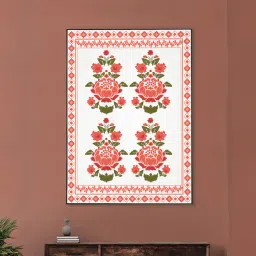 Elegant Floral Framed Canvas Wall Art Print-image-17