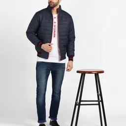 breil by fort collins Men Solid Padded Jacket image 4