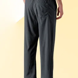 indiclub Men Solid Grey Track Pants image 2