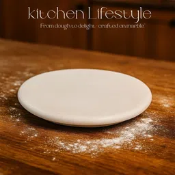 mde Premium White Marble Chakla (9 Inch)| Roti Maker | Rolling Board | Chapati Maker Board-picture-22