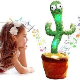 f a s t f r i e n d s Toys Dancing Cactus Toy for Baby Funny Cactus Talking Toy for Baby Kids (Multi-picture-24