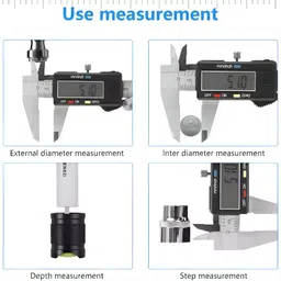d2n Digital Vernier Caliper 150mm/6 Inch Maurer Digital Stainless Calliper 150mmSteel LCD Display with mm/inch CAP-9 Digital Caliper image 4