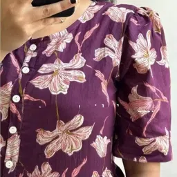 kamayra Printed Viscose Rayon Stitched Anarkali Gown image 4