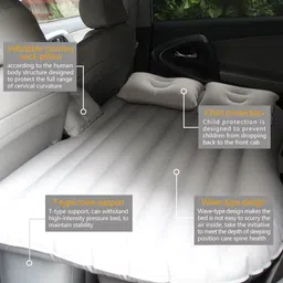 hsr inflatable travel car bed mattress Car Air Mattress Travel Bed Moisture-proof Inflatable Mattress Air Bed for Car Interior Car Inflatable Bed image 3