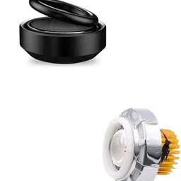furious3d Combo of Led Projector Light And Car Air Freshener Solar Perfume Combo-picture-12