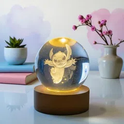 aipom 3D Engraved Stitch Crystal Lamp Table Lamp-picture-47