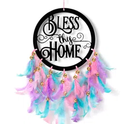 ilu Dream Catcher Bless This Home, Wall Hanging, Nursery, Crafts, Home Décor, Office Feather Dream Catcher-picture-26