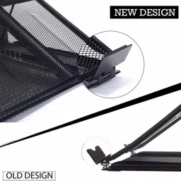 Kebica Table Top Elevator Laptop Stand Metal Ventilated Adjustable Laptop Cooling Pad/Laptop Stand Compatible 11 to 17 Inches Iron Desk Stand Laptop Stand with Adjustable Height Compatible with Universal Laptops image 4